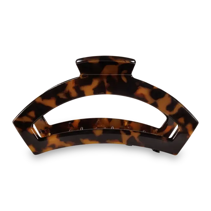 Teleties Large Open Hair Clip in Tortoise Teleties Large Open Hair Clip in Tortoise