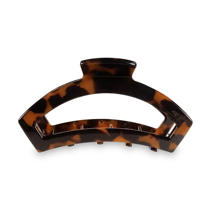 Teleties Medium Open Hair Clip in Tortoise Teleties Medium Open Hair Clip in Tortoise