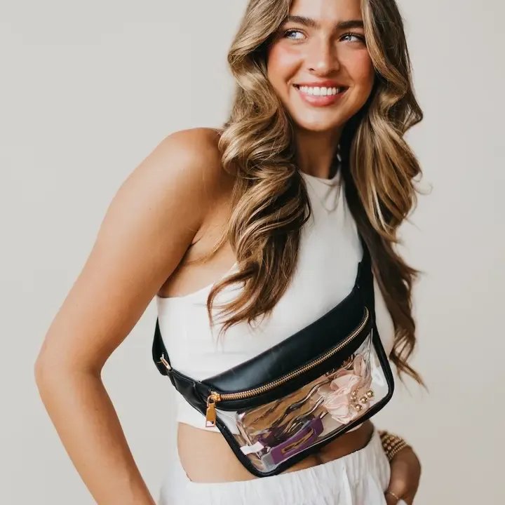 Pretty Simple Clara Bum Bag in Black Pretty Simple Clara Bum Bag in Black