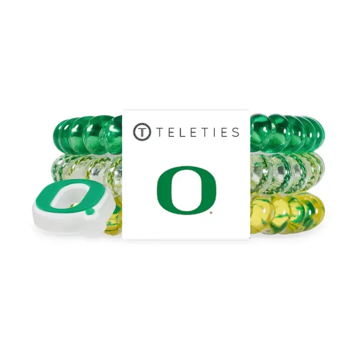Teleties Small Hair Coils in Go Ducks! Teleties Small Hair Coils in Go Ducks!