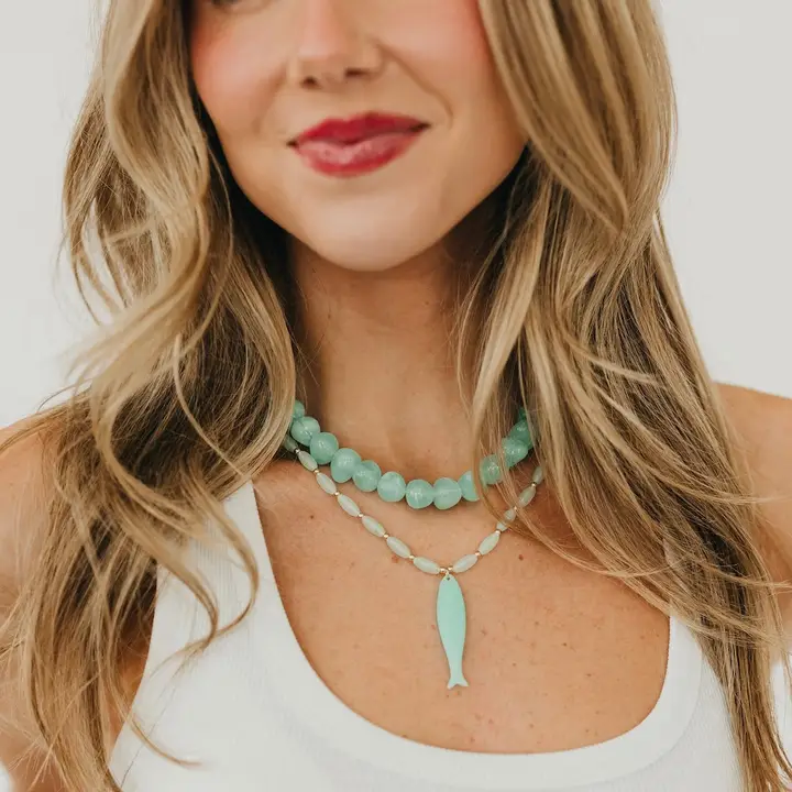 Pretty Simple Roz Beaded Necklace