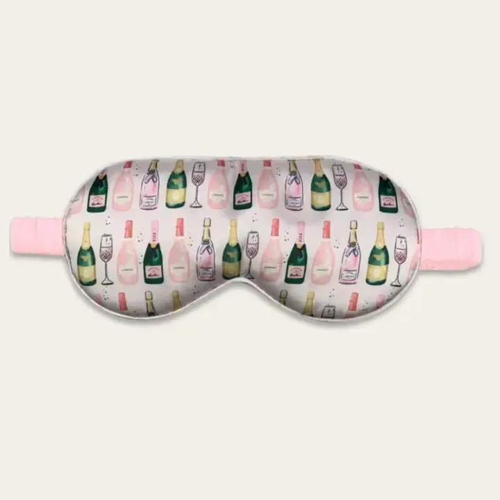 Hang Accessories Satin Eye Mask in Champagne Hang Accessories Satin Eye Mask in Champagne