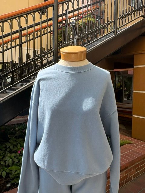 Velvet Yoko Fleece Sweatshirt in Sail Velvet Yoko Fleece Sweatshirt in Sail
