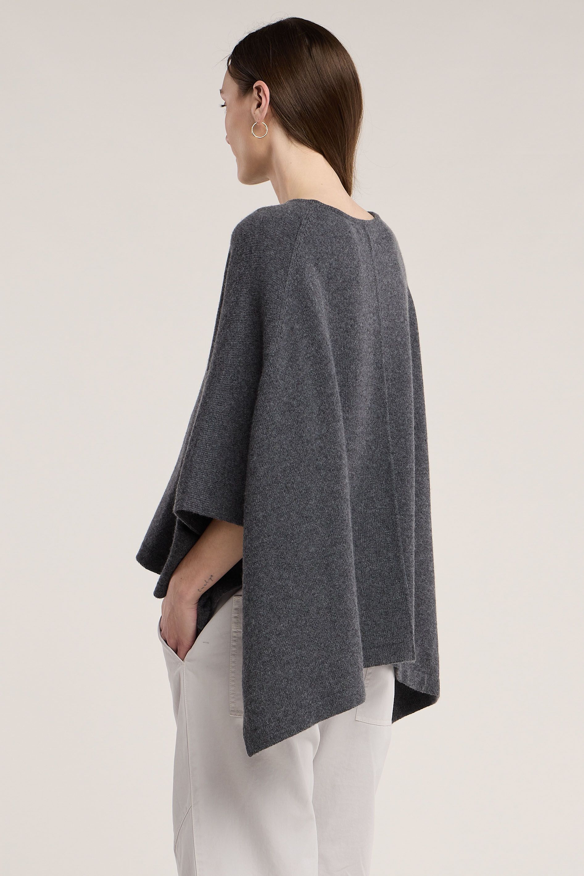 Velvet Gia Cozy Kashmir Top in Charcoal