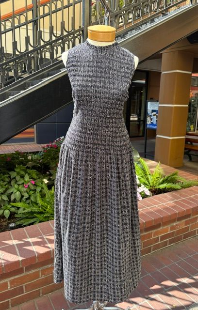 Velvet Katherine Flower Grid Print Dress in Multi Velvet Katherine Flower Grid Print Dress in Multi