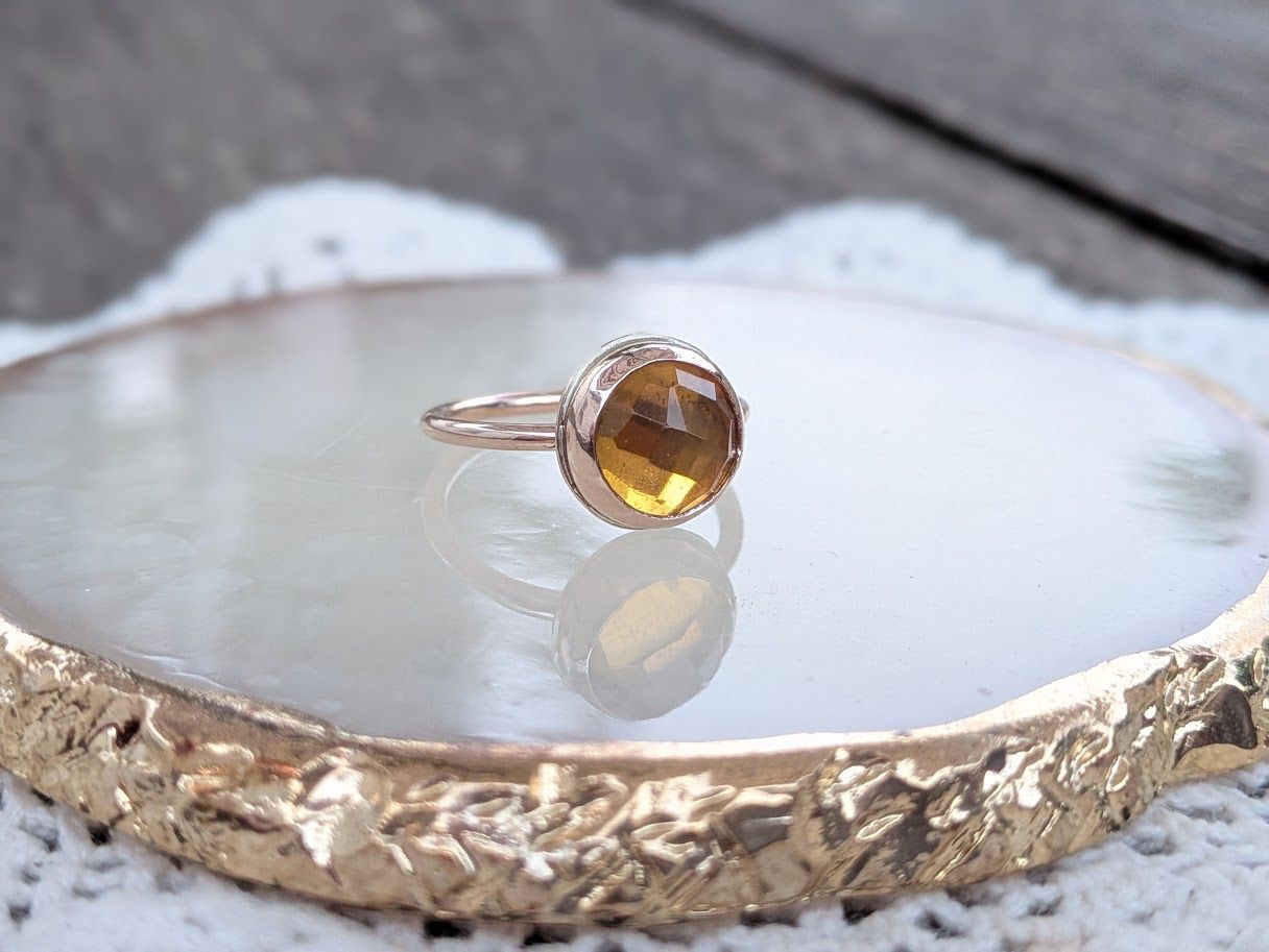 Savage Roots Taylor Ring in Citrine & 14KGF