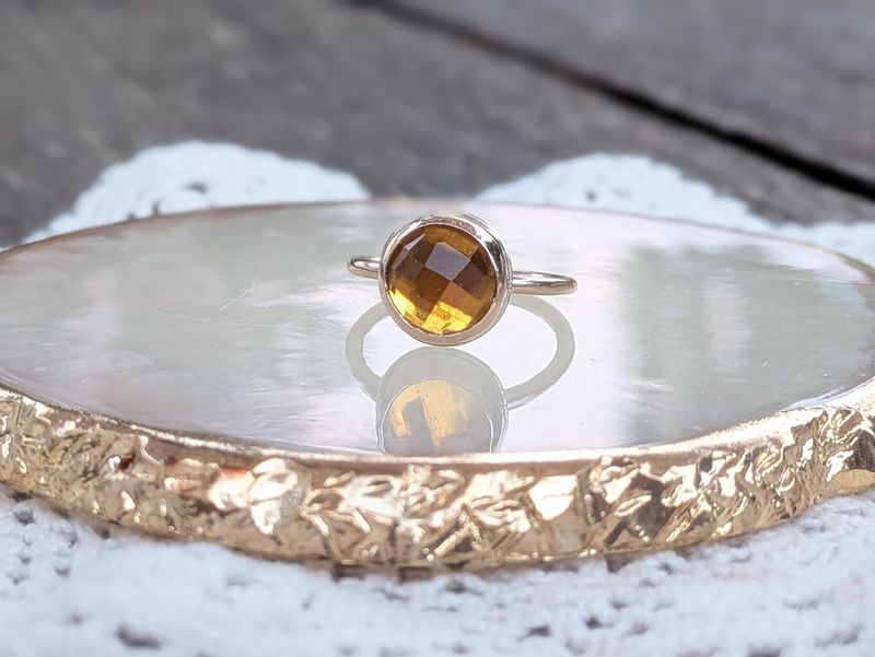 Savage Roots Taylor Ring in Citrine & 14KGF Savage Roots Taylor Ring in Citrine & 14KGF
