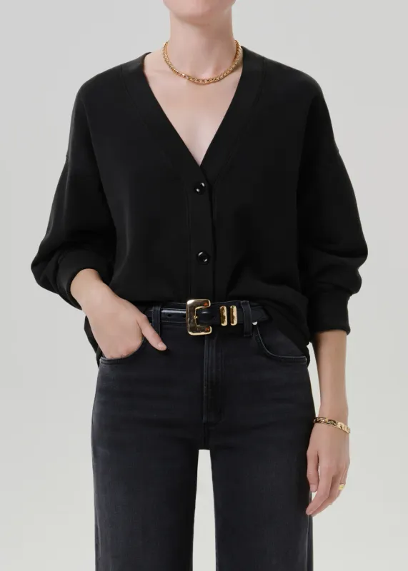 Citizens of Humanity Fleece Cardigan in Juniper Citizens of Humanity Fleece Cardigan in Juniper
