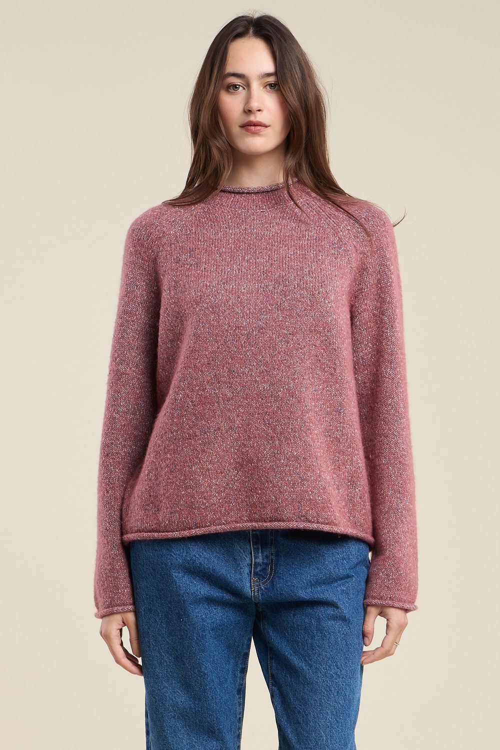 Velvet Joelle Tweed Knit Sweater in Confetti