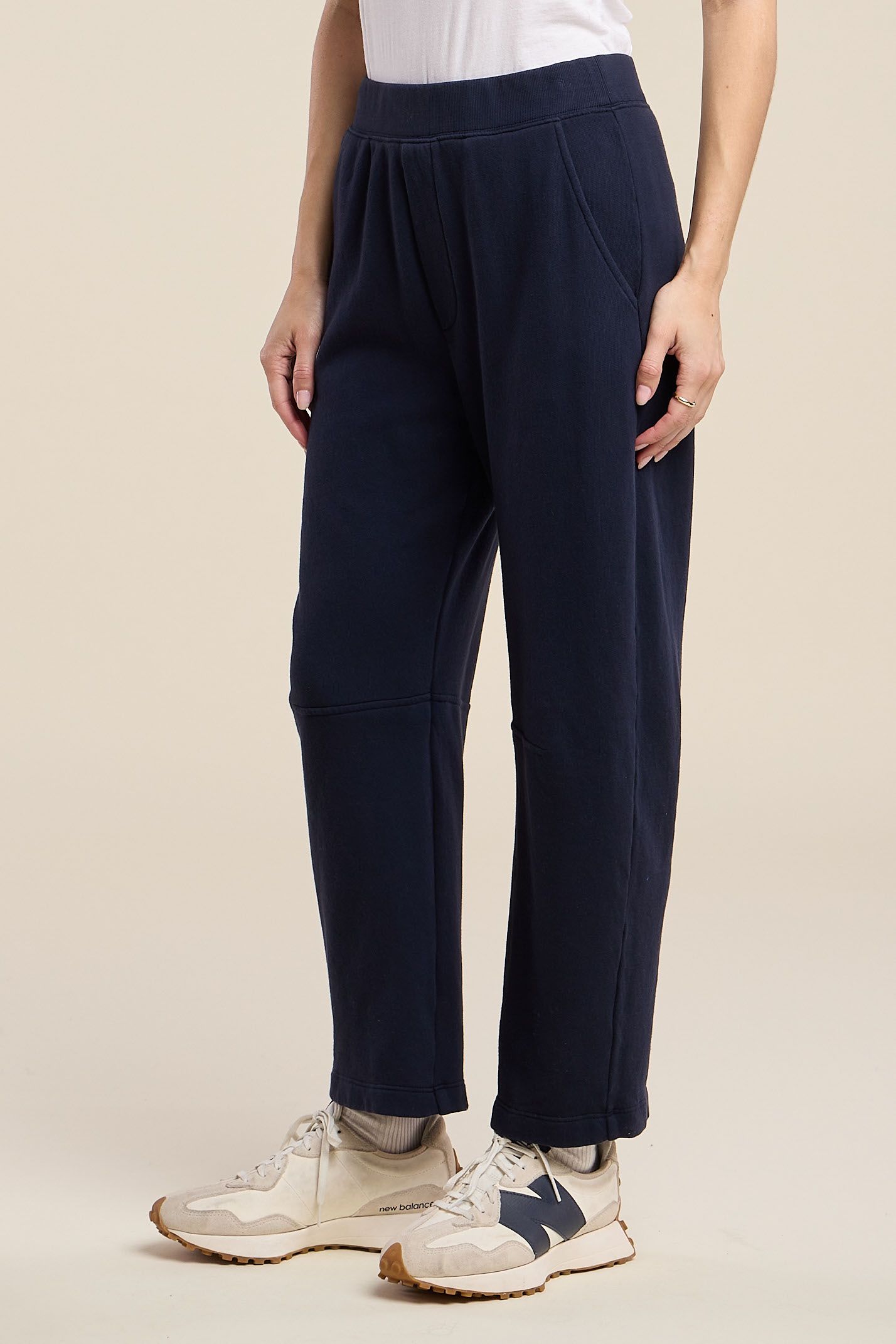 Velvet Karen Fleece Sweatpant in Navy