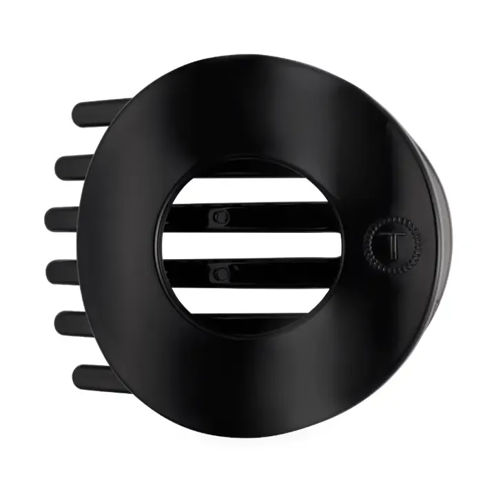 Teleties Small Flat Circle Hair Clip in Jet Black Teleties Small Flat Circle Hair Clip in Jet Black