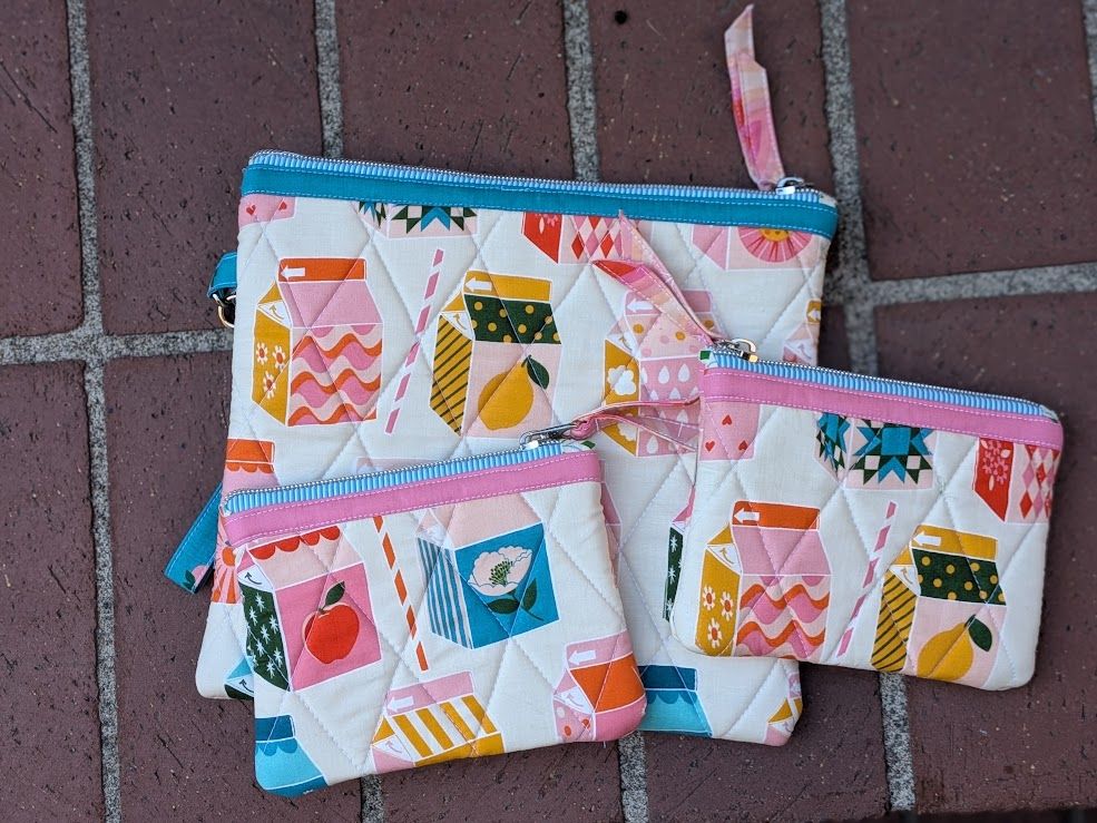 Collins Collective Purse Pouch with Handle in Juice Box Collins Collective Purse Pouch with Handle in Juice Box