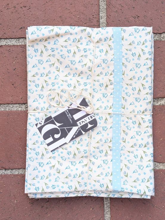 Collins Collective Pillow Case Pair in Blue Tulip Collins Collective Pillow Case Pair in Blue Tulip
