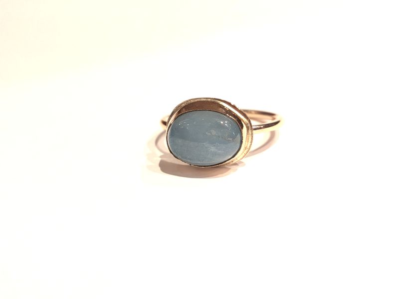 Savage Roots Amari Ring in Aquamarine & 14KGF Savage Roots Amari Ring in Aquamarine & 14KGF