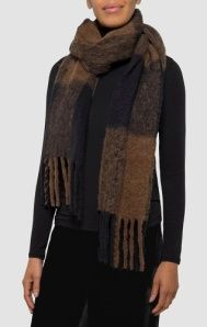 Eileen Fisher Boucle Cloud Woven Scarf in Hazelwood