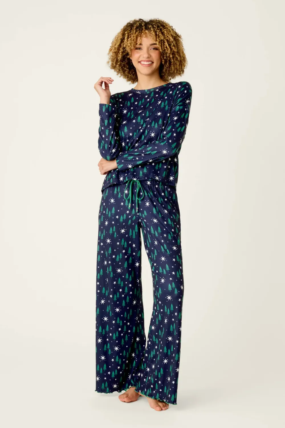 PJ Salvage Under the Stars 2pc Set in Blue ink PJ Salvage Under the Stars 2pc Set in Blue ink