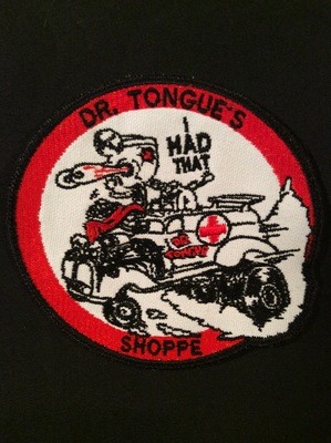 Dr. Tongues custom made cloth patch