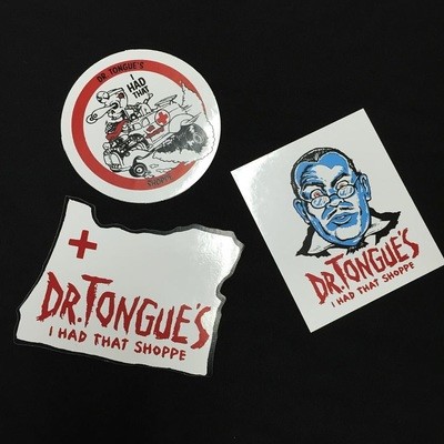 Dr. Tongues sticker bundle