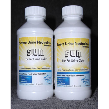 Severe Urine Neutralizer (SUN) Concentrate - 2 bottles [makes 2-4 qts RTU solution]