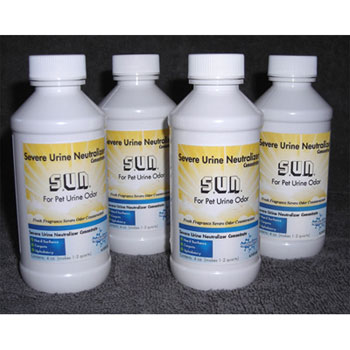 Severe Urine Neutralizer (SUN) Concentrate - 4 bottles [makes 1-2 gallons RTU solution]