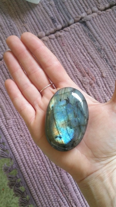 Labradorite Palm Stones (Madagascar origin)