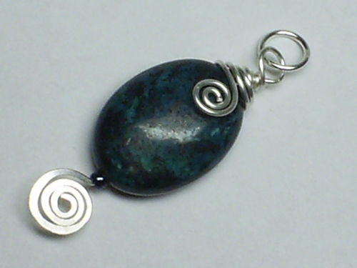 Chrysocolla &quot;Heal Your Heart&quot; ~ Sterling Silver
