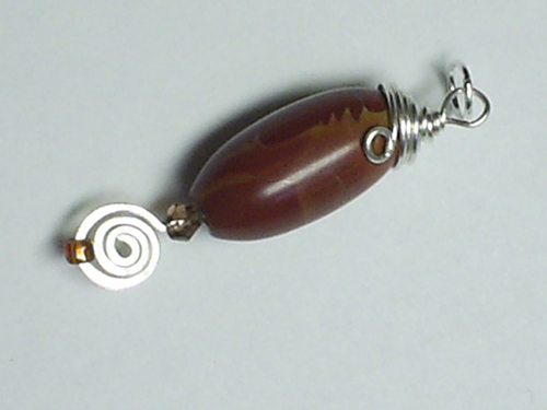 Mookaite Pendant ~ Sterling Silver