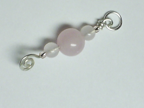 Rose Quartz Self Love Pendant - Sterling Silver