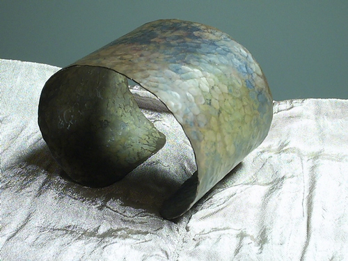 Hand Hammered Brass Cuff