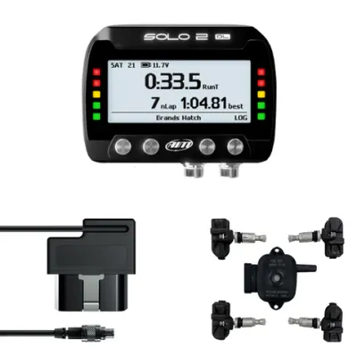 Tyre Pressure and Temperature Monitoring System (includes 4 sensors) with SoLo2 V2 DL Kit