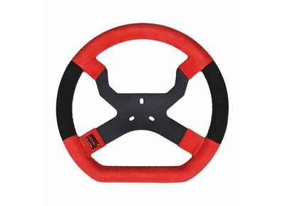 MyChron Kart Steering Wheel Red/Black (Standard 3 hole)