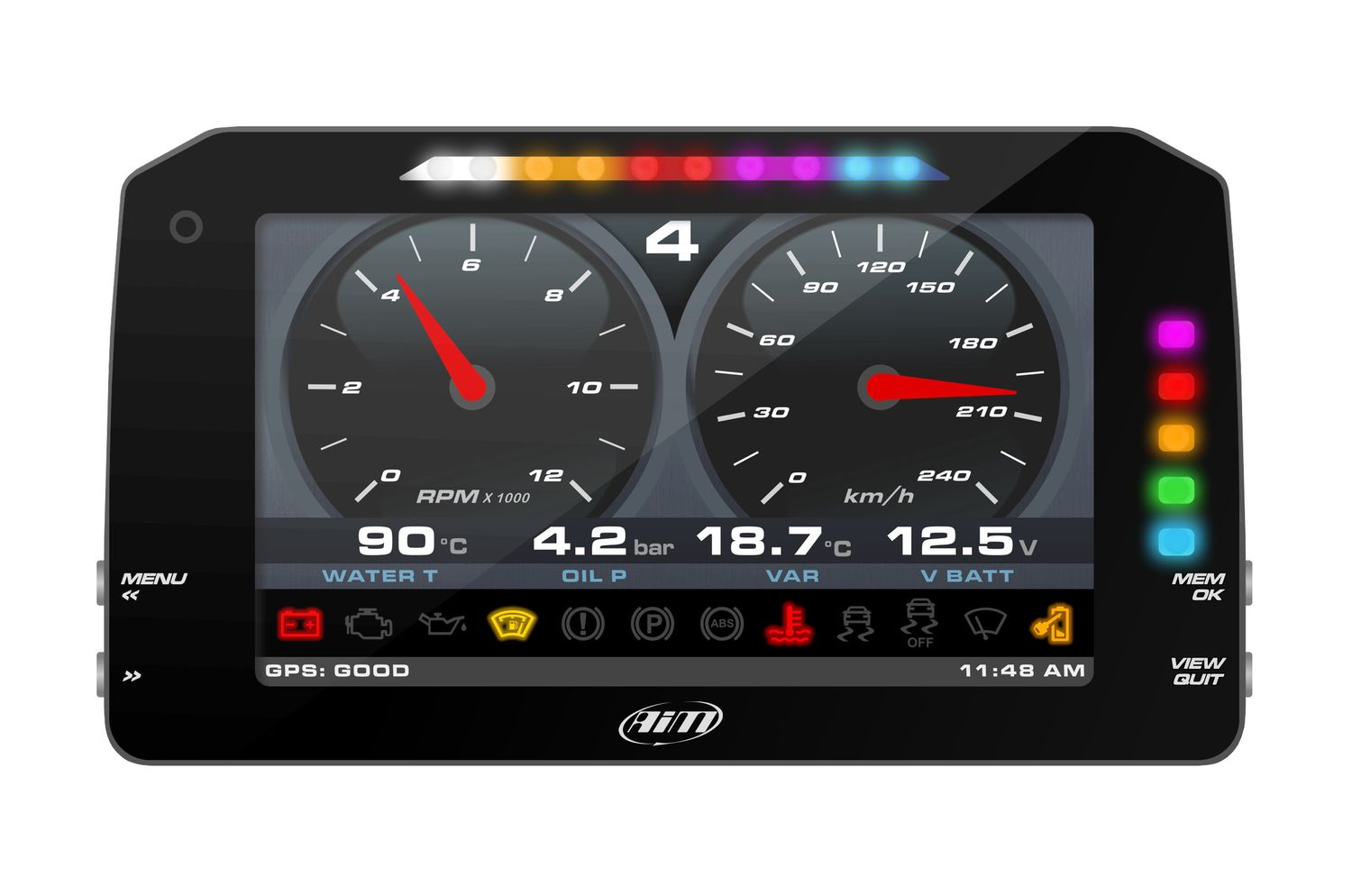 MXP 6" Logging Dash - (Contact us for special order)