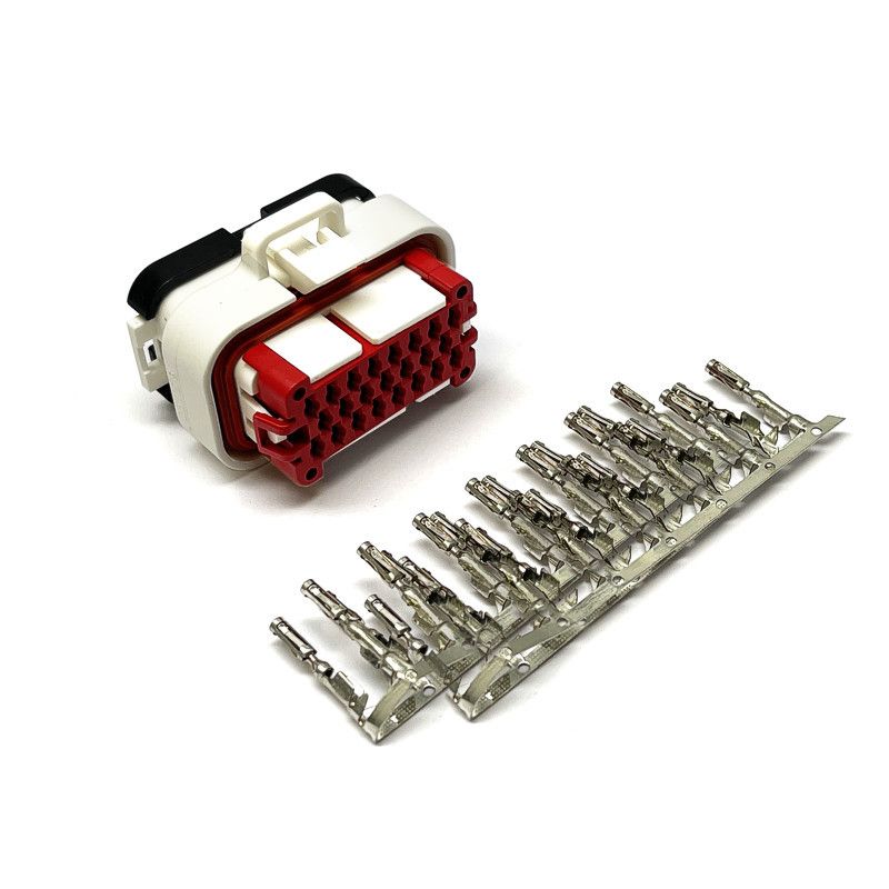 23 pin connector with pins