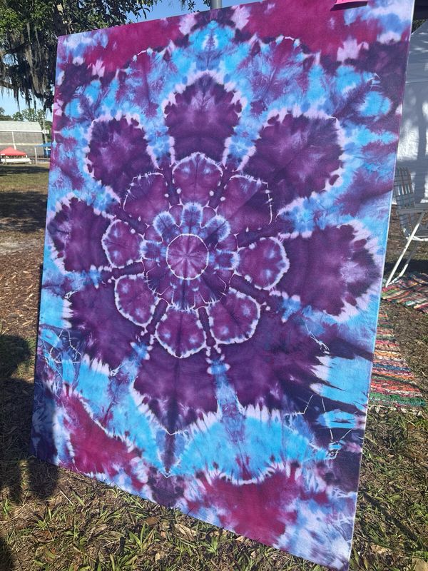 Dyed canvas