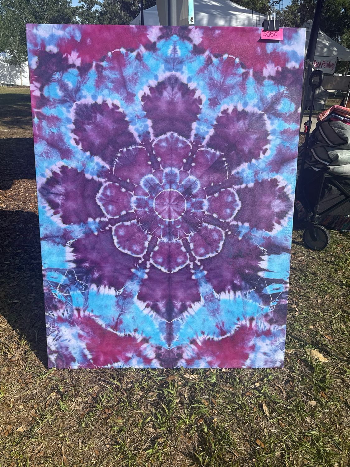 Dyed canvas