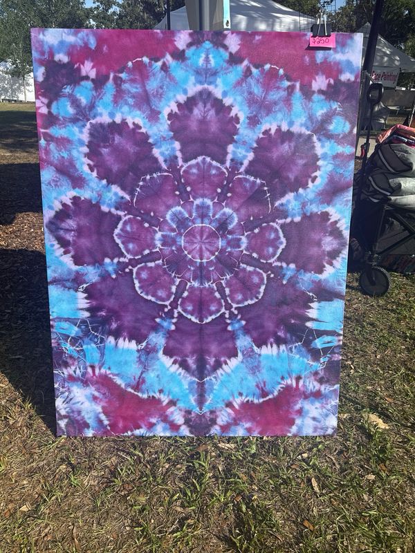 Dyed canvas