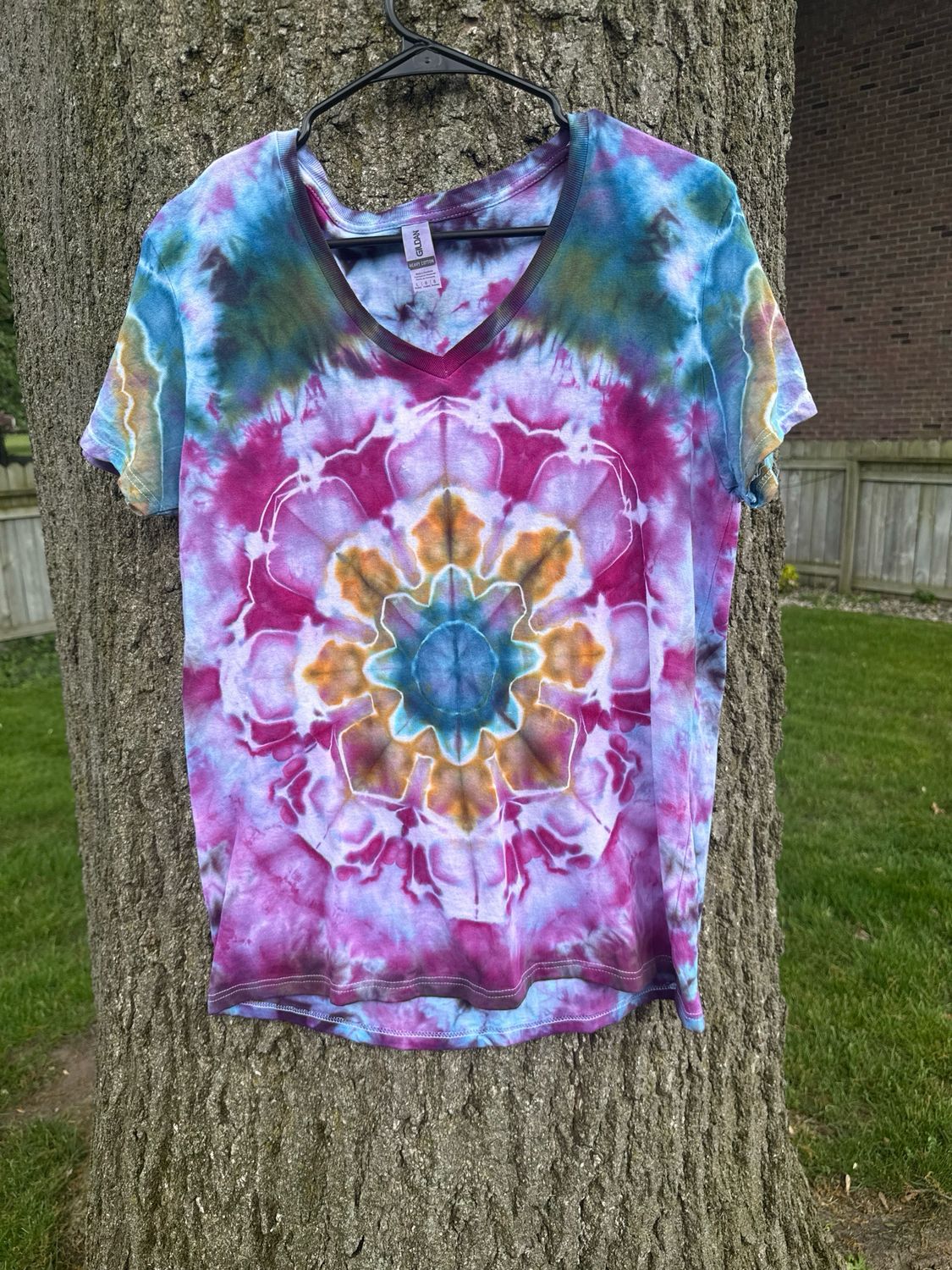 Mandala V-neck