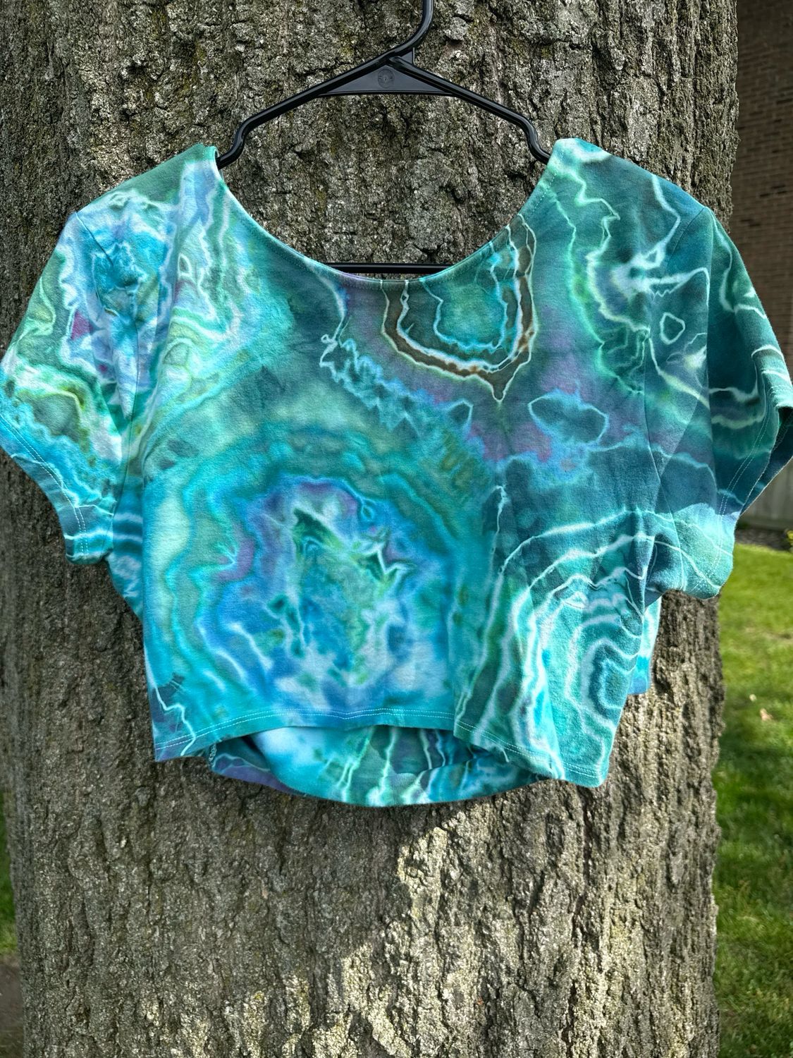 Reversible Geode Crop Top