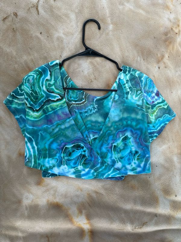Reversible Geode Crop Top