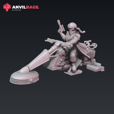 Pirate Leader on Bike