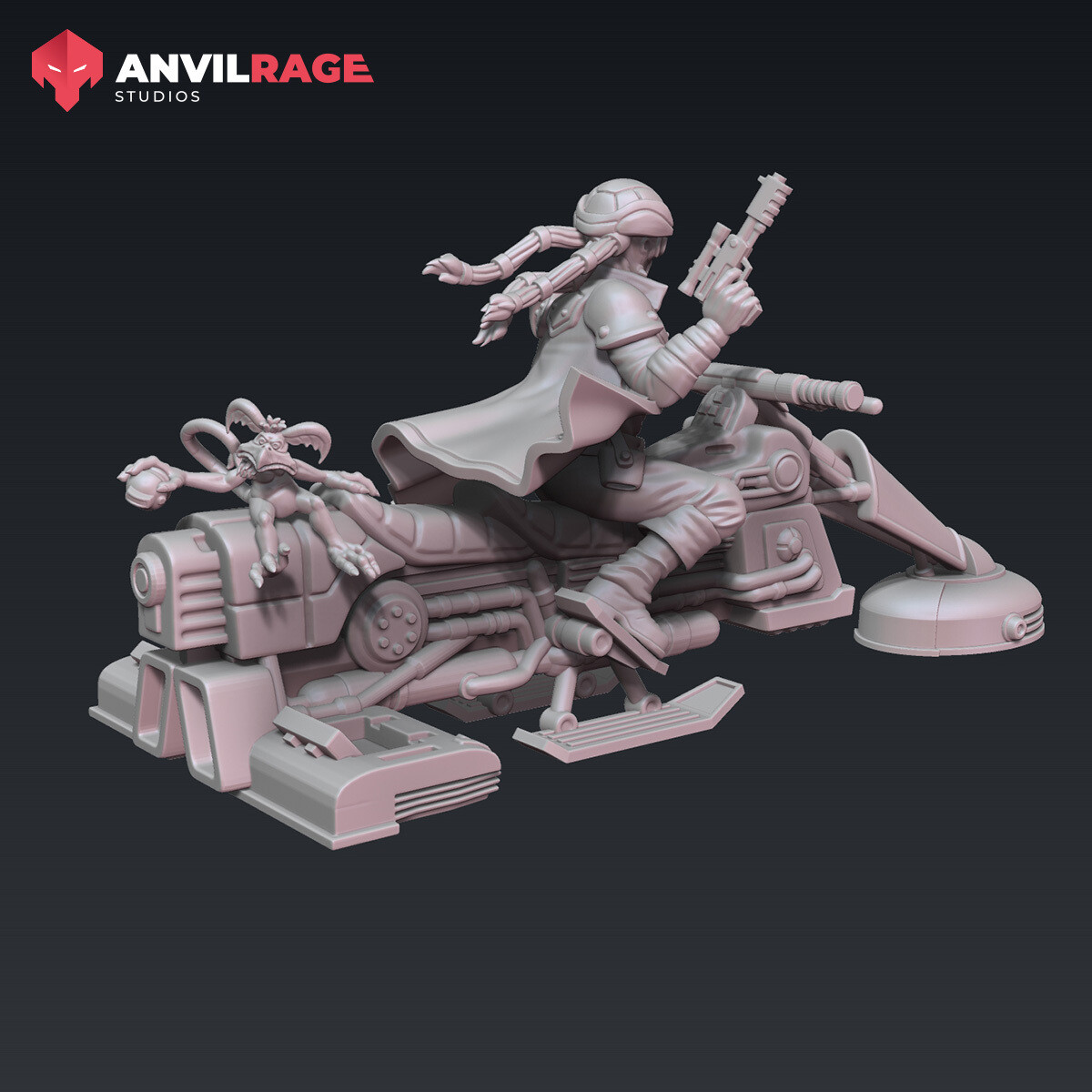 Pirate Leader on Bike