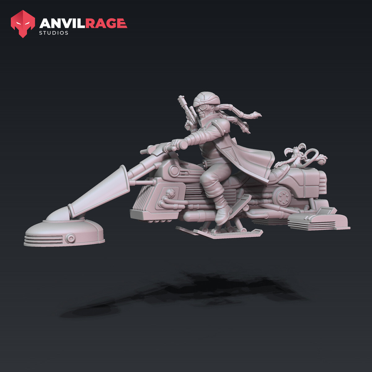 Pirate Leader on Bike