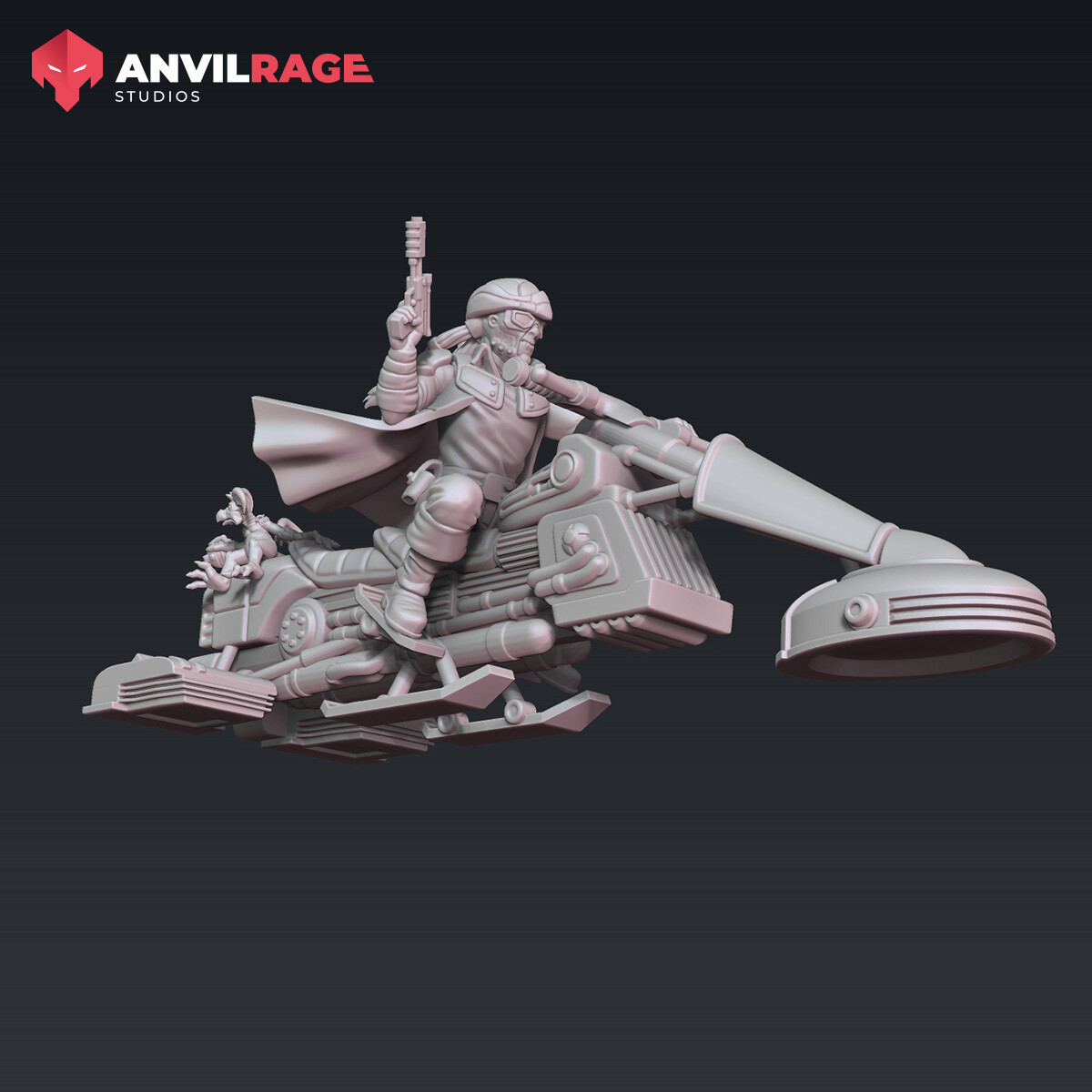 Pirate Leader on Bike
