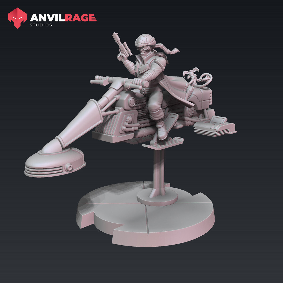 Pirate Leader on Bike