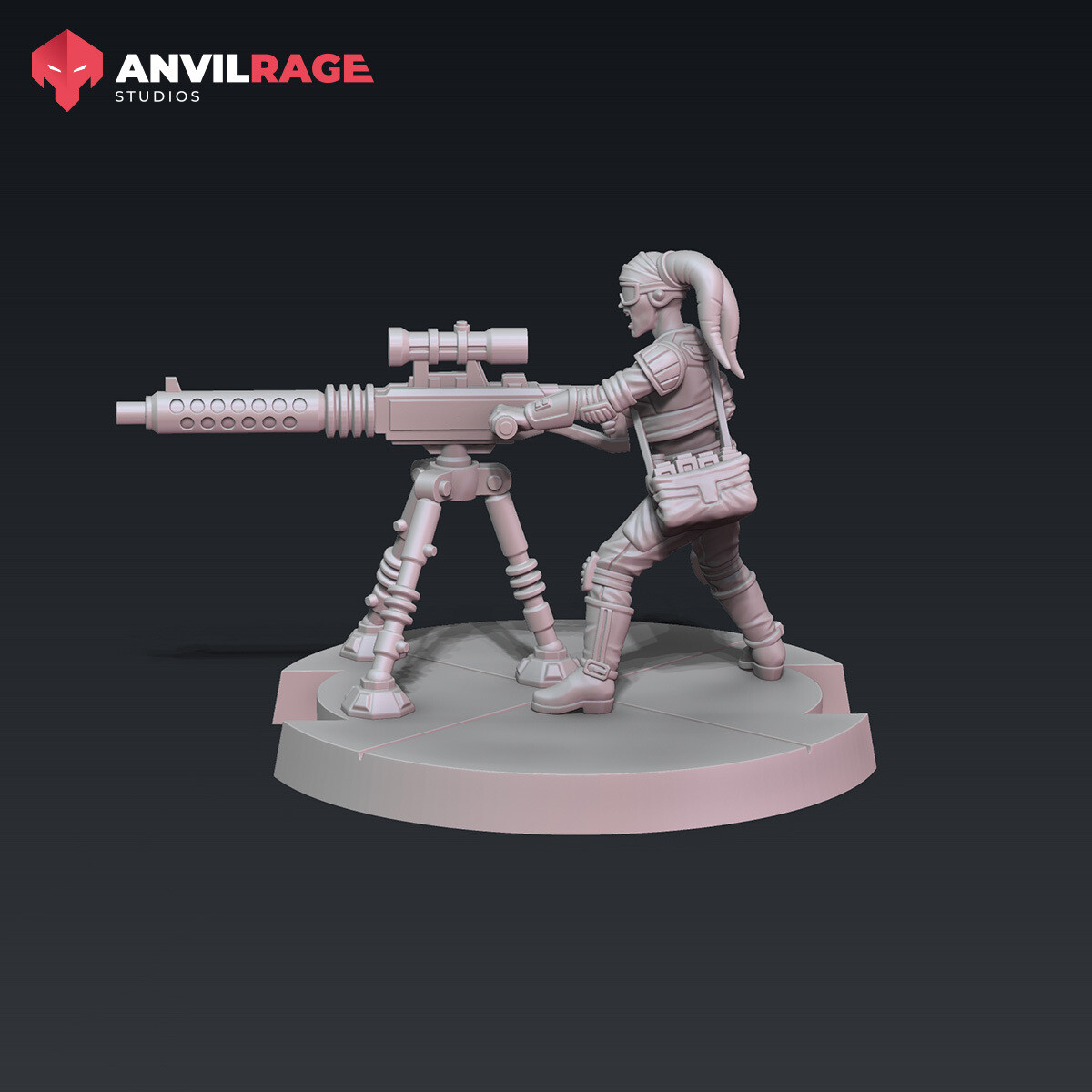 Female Freedom Fighter Medium Blaster