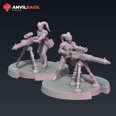 Female Freedom Fighter Medium Blaster