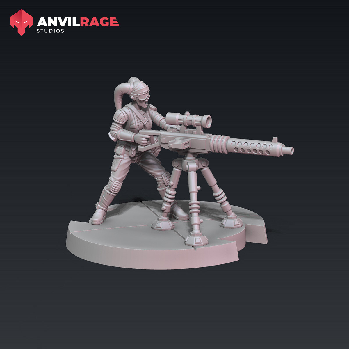 Female Freedom Fighter Medium Blaster