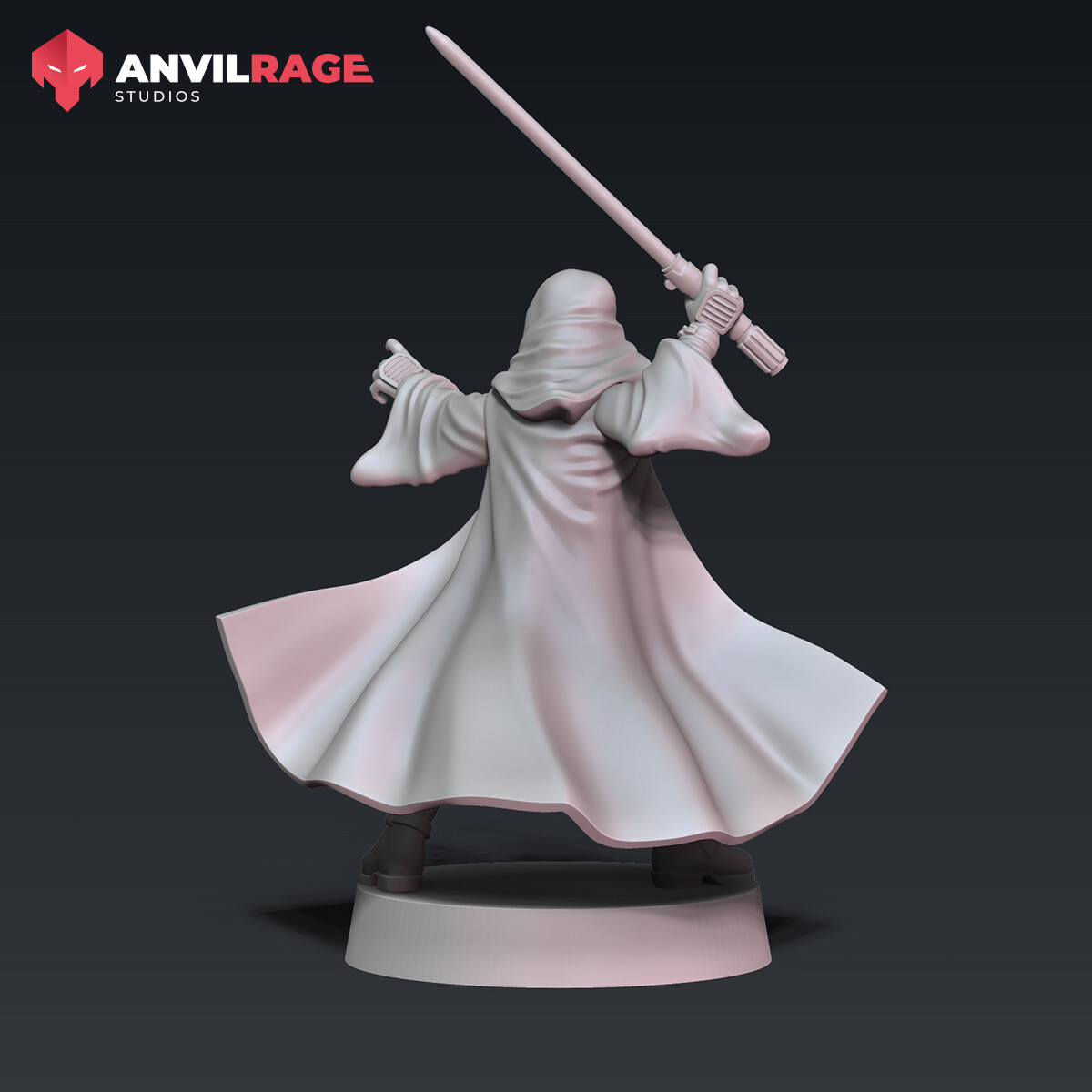 Hooded Chosen One - fighting pose