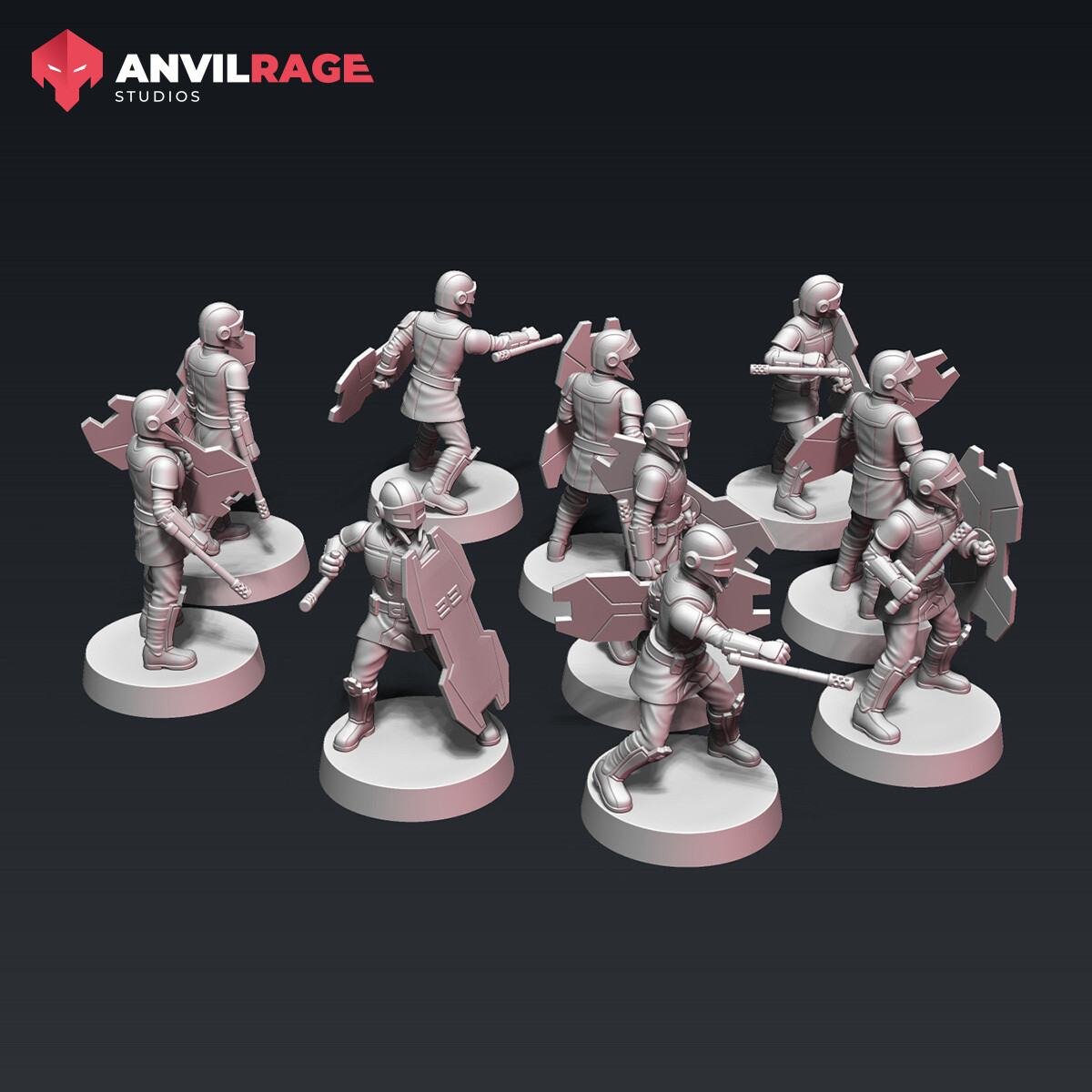Old Way Peacekeepers with Shields