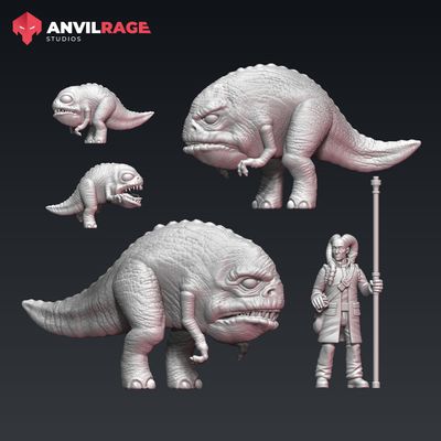 Blurrgs STL miniatures for 3D printing and Star Wars fans